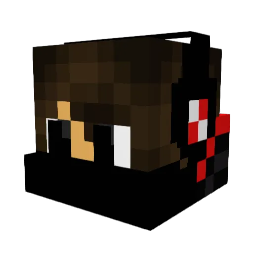 PokemonLegend19 Minecraft avatar head, 3D render