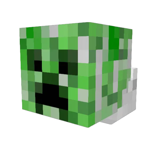PokemonMasterXY Minecraft avatar head, 3D render