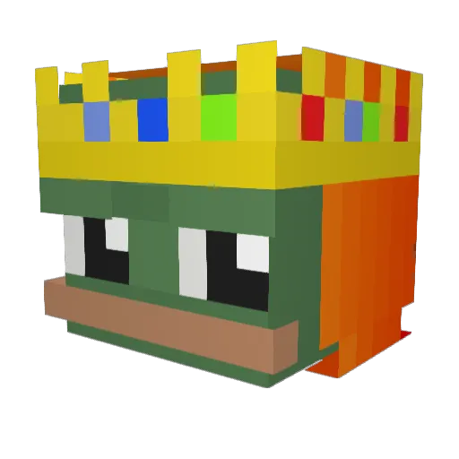 Pokemonkid5432 Minecraft avatar head, 3D render