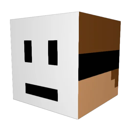 Pokemonlover333 Minecraft avatar head, 3D render
