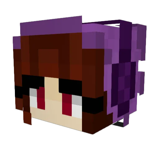 Pokepocalypse Minecraft avatar head, 3D render