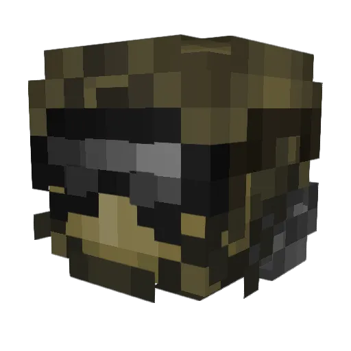 Poketobi05 Minecraft avatar head, 3D render