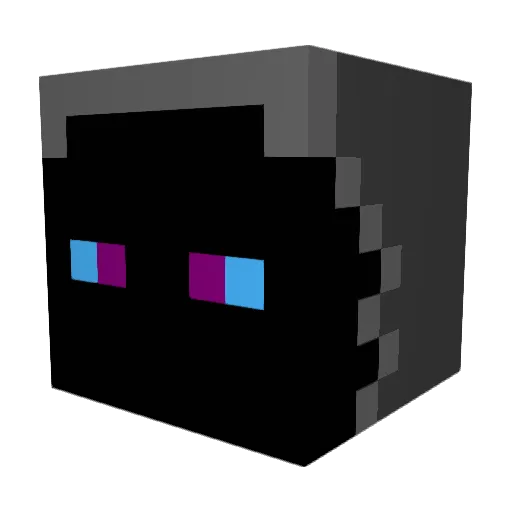 Poklice Minecraft avatar head, 3D render