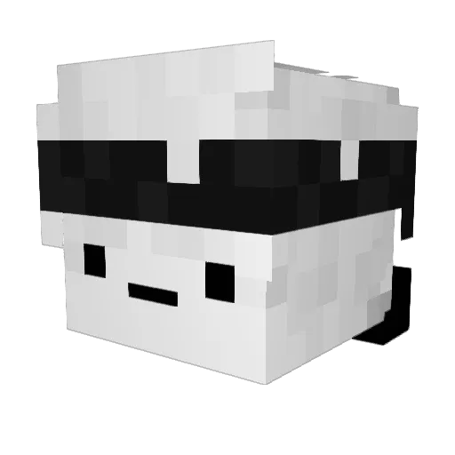 Pokupay_v_D3 Minecraft avatar head, 3D render