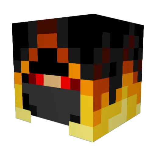 Poky_James Minecraft avatar head, 3D render