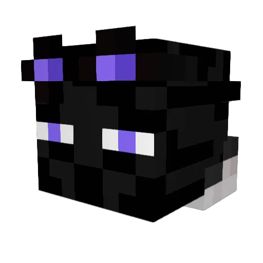 PolExPilPol Minecraft avatar head, 3D render