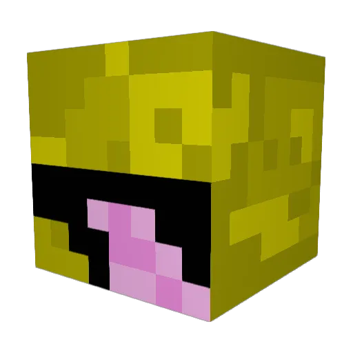 PolLife Minecraft avatar head, 3D render