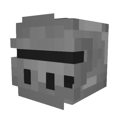PolSlov Minecraft avatar head, 3D render