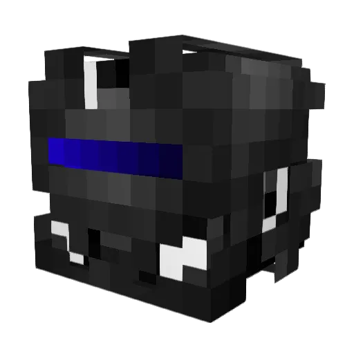 Pol_PDC Minecraft avatar head, 3D render