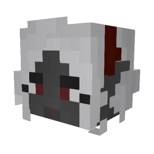 PolackHero Minecraft avatar head, 3D render