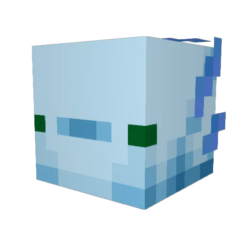 Polaflex Minecraft avatar head, 3D render