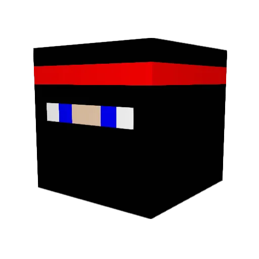 Polantopon Minecraft avatar head, 3D render