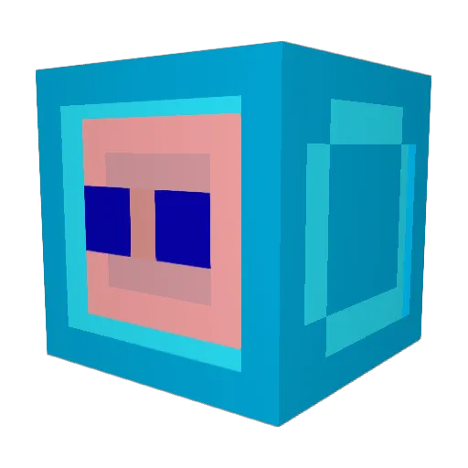 Polar70x6 Minecraft avatar head, 3D render