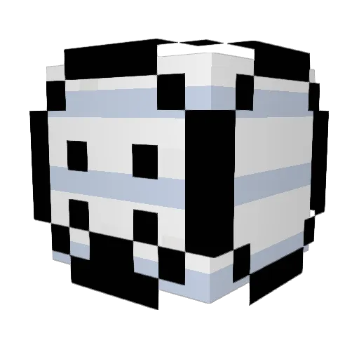 Polar908466 Minecraft avatar head, 3D render