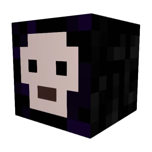 PolarBearFoot Minecraft avatar head, 3D render