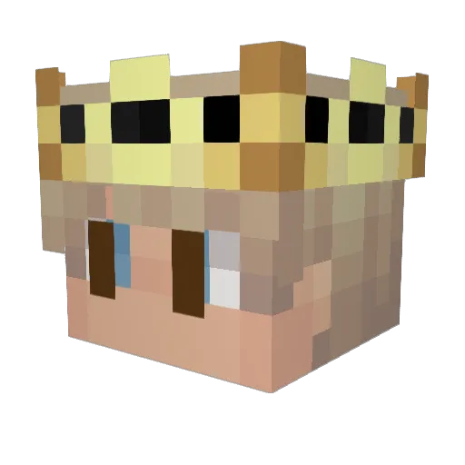 PolarEMC Minecraft avatar head, 3D render