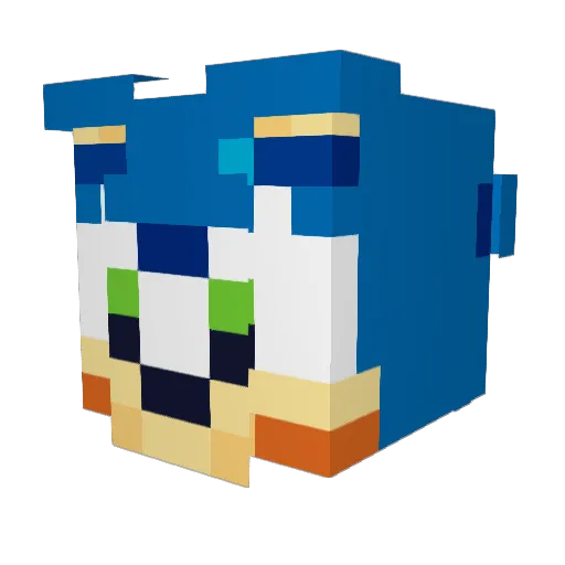 PolarFreeze4973 Minecraft avatar head, 3D render