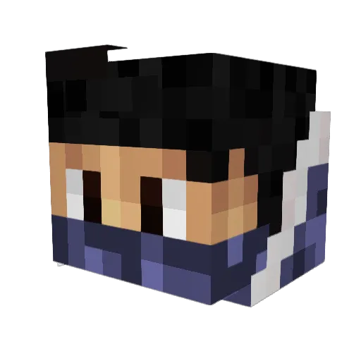 Polar_Angel Minecraft avatar head, 3D render