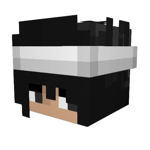 PolarfuchsHD Minecraft avatar head, 3D render