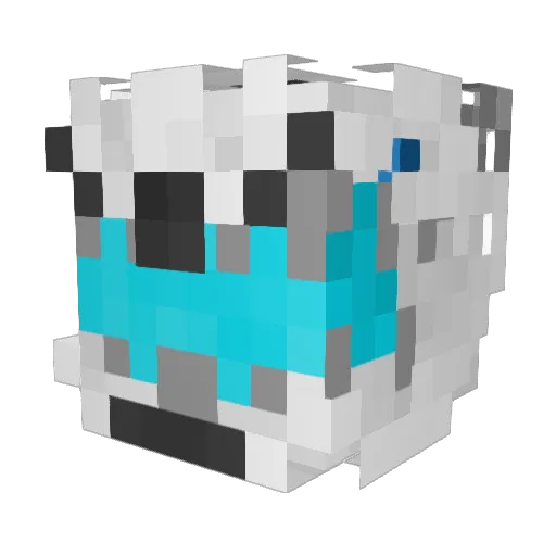 Polaris114 Minecraft avatar head, 3D render