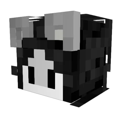 Polaris_sig Minecraft avatar head, 3D render