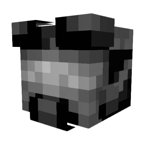 PolarixGames Minecraft avatar head, 3D render
