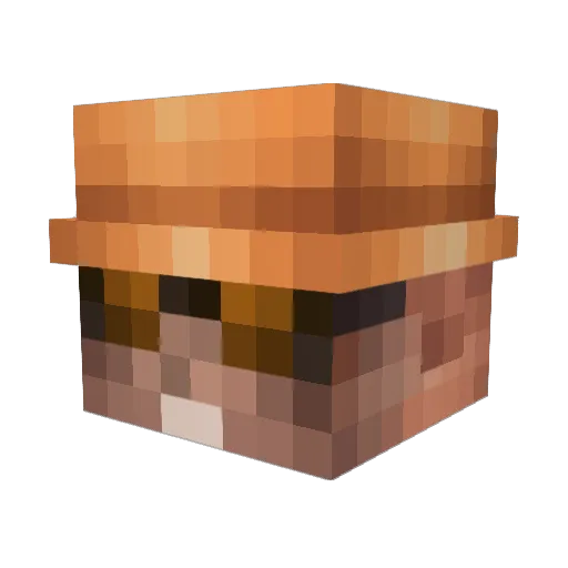 PolarixHD Minecraft avatar head, 3D render