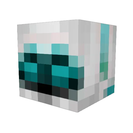 PolarusVX Minecraft avatar head, 3D render