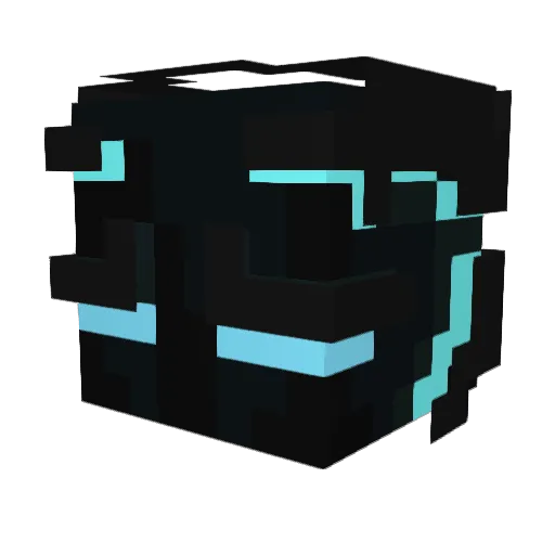 Polderleo Minecraft avatar head, 3D render