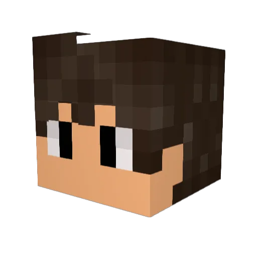Poldoli_PT Minecraft avatar head, 3D render