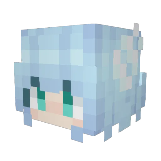 Pole_Star123 Minecraft avatar head, 3D render