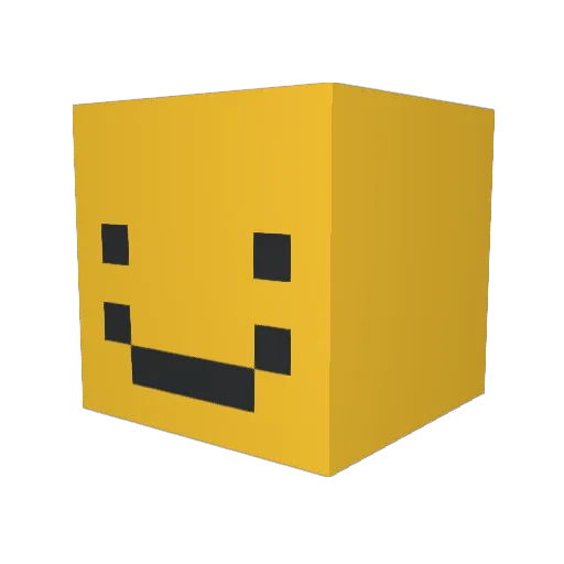 Polini227 Minecraft avatar head, 3D render