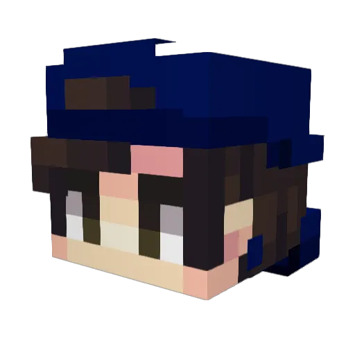 Polipropileno65 Minecraft avatar head, 3D render