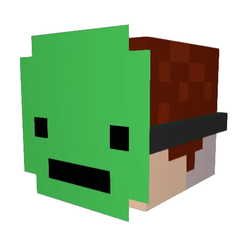 PolishOreo Minecraft avatar head, 3D render