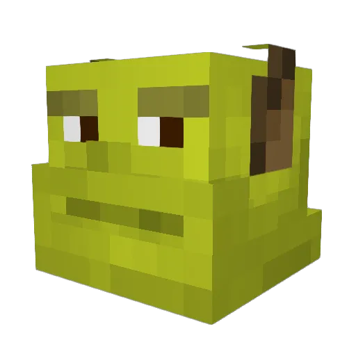 PolishSausages Minecraft avatar head, 3D render