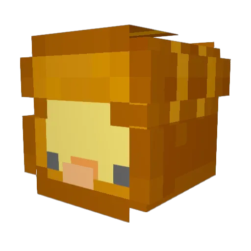 Polish_Bread Minecraft avatar head, 3D render