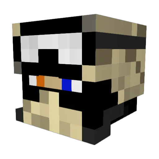 Polish_Falcon Minecraft avatar head, 3D render