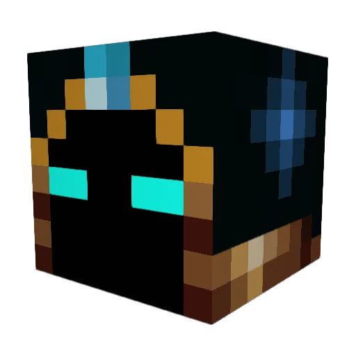 PoliteExplorer Minecraft avatar head, 3D render