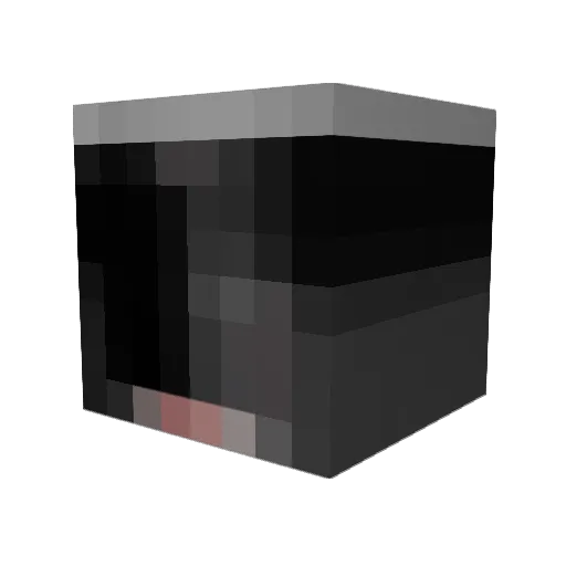 PolizzyConfigs Minecraft avatar head, 3D render