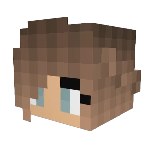 Polka_Dot701 Minecraft avatar head, 3D render