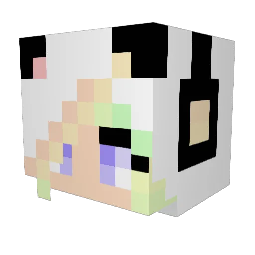 Polliver Minecraft avatar head, 3D render