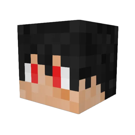 PollolocoIker Minecraft avatar head, 3D render