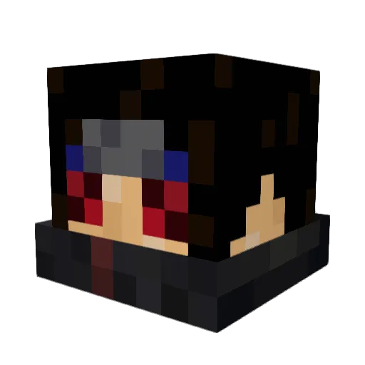 Pollovick Minecraft avatar head, 3D render