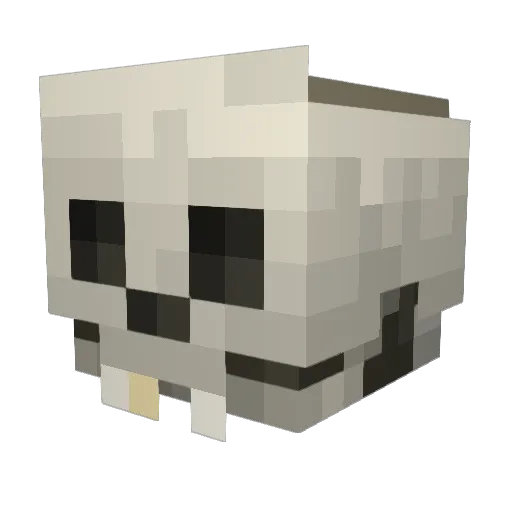 Polluxikos Minecraft avatar head, 3D render
