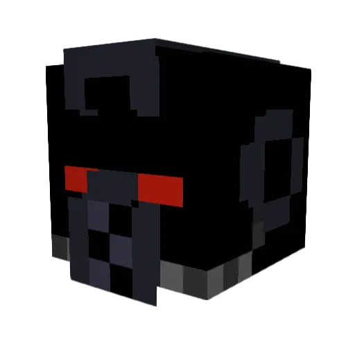 Polo4545 Minecraft avatar head, 3D render