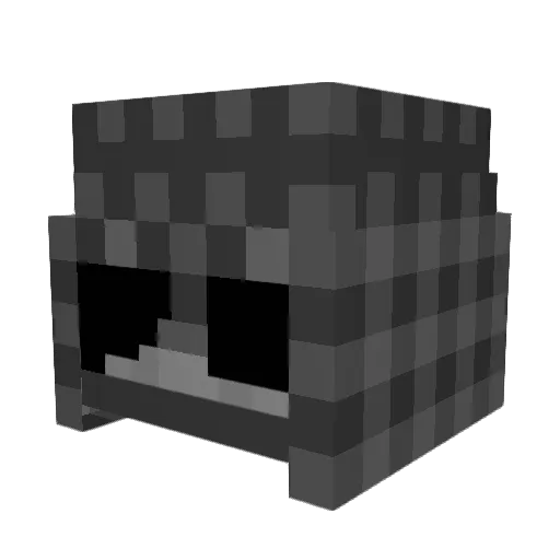 PoloCulto Minecraft avatar head, 3D render