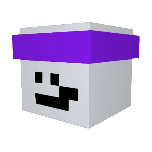 PoloTheDon Minecraft avatar head, 3D render