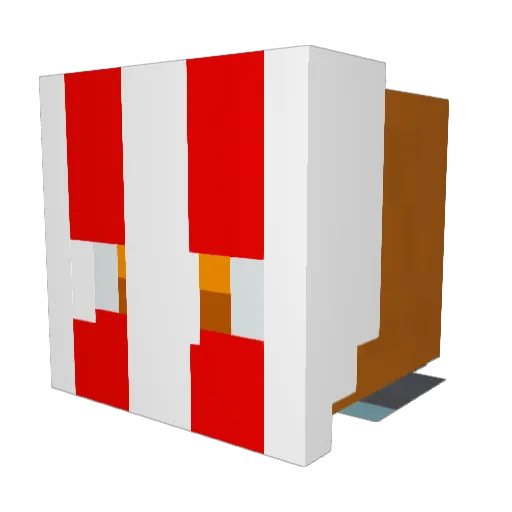 Pololo013 Minecraft avatar head, 3D render