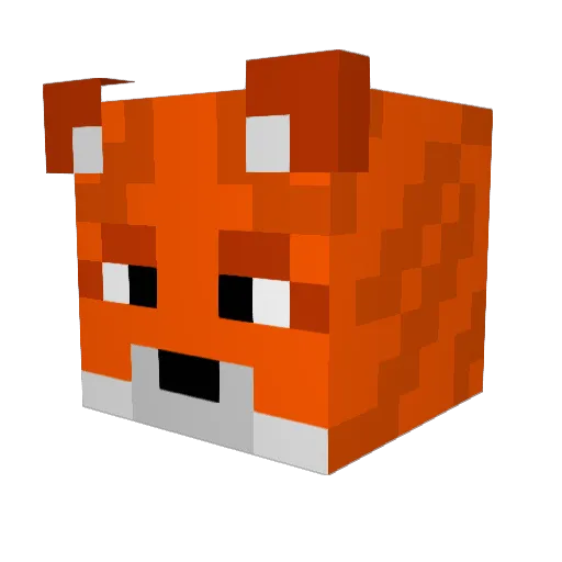 Polpekka_ Minecraft avatar head, 3D render