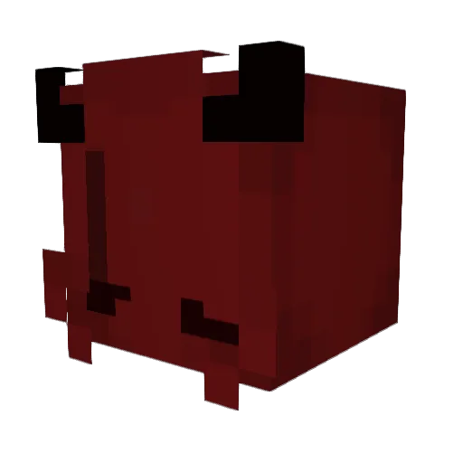 Polsiii Minecraft avatar head, 3D render